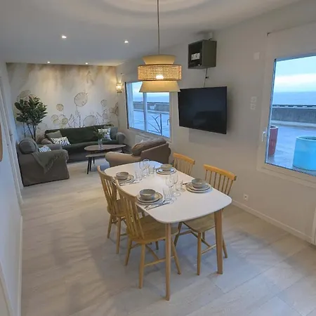 Beautiful Beachfront Apartment, 180d Sea And Cliff View Veulettes-sur-Mer