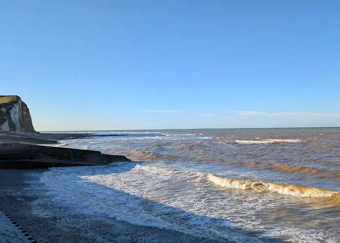 Apartment Beautiful Beachfront Apartment, 180d Sea And Cliff View Veulettes-sur-Mer